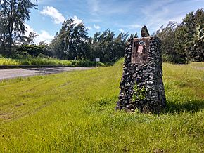 Hana Highway Millennium Trail Monument and Hana Highway Zero-Mile Marker.jpg