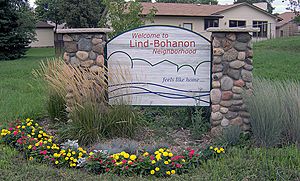 Lind-Bohanon, Minneapolis, Minnesota sign
