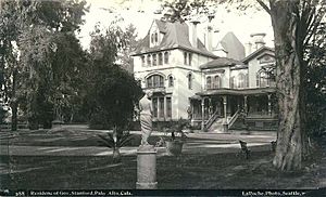 Residence of Governor Stanford, Palo Alto, California, 1888 (LAROCHE 12)