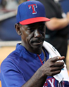 Ron Washington at Minute Maid Park in August 2014