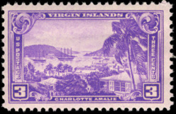 Virgin Islands 1937 U.S. stampf