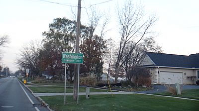 Washington Township Limit sign