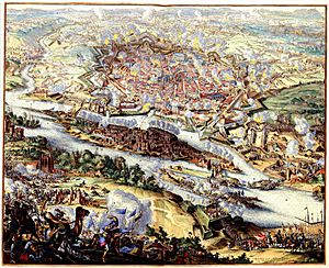 Atlas Van der Hagen-KW1049B10 050-De belegering van Wenen door de Turken in 1683