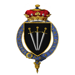 Coat of arms of Sir William Paulet, 1st Marquess of Winchester, KG.png