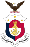 Coat of arms of the Philippines (1935–1940, 1941–1946).svg