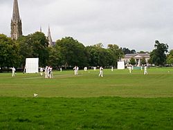 Cricket on the Mall, Armagh - geograph.org.uk - 589172