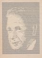 Dag Hammarskjöld - ASCII - teleprinter art -1962
