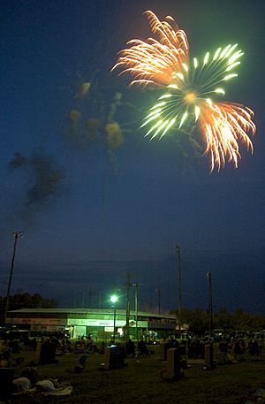 Deltaville ballpark fireworks071
