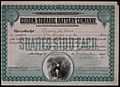 Edison Storage Battery Company 1903