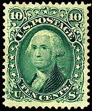 George Washington2 1861 Issue-10c