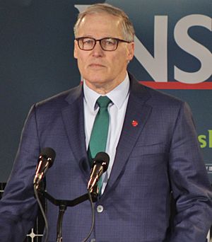 Jay Inslee presidential announcement - March 1, 2019 - 01 (cropped)