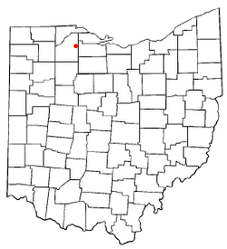 Location of Pemberville, Ohio