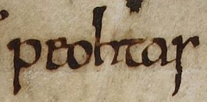 Picts (British Library Cotton MS Tiberius B I, folio 124r)