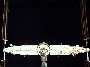 Rear view of Tiangong Space Station
