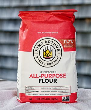 Sack of King Arthur all purpose flour