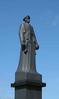 Statue Shetlandslarsen