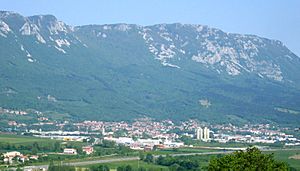 The town of Ajdovščina