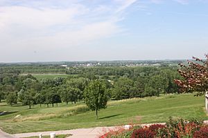 Beemer, Nebraska viewed from the Indian Trails Golf Course.