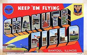 Chanute Air Force Base - 1940s postcard