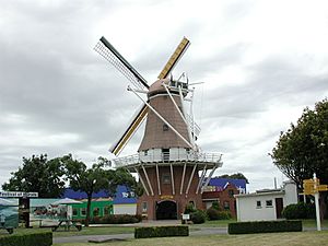 De Molen windmill in Foxton