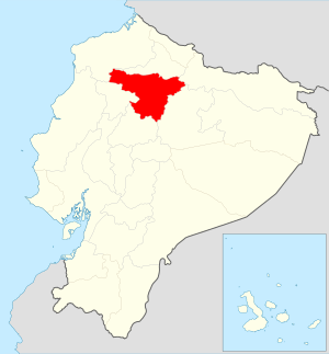 Map showing the extent of the Cotocollao culture
