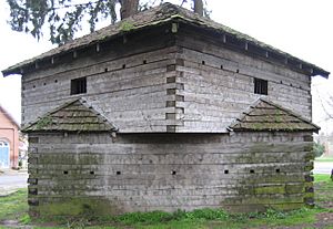 Fort Yamhill blockhouse - Dayton, Oregon