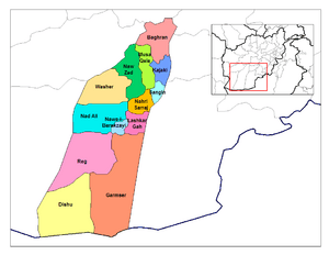 Helmand districts