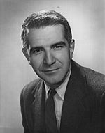 January 1955 - Harry Reasoner, American Journalist - News Service Photograph