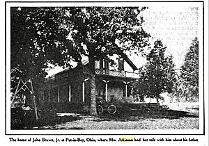 John Brown Junior's house in Put-in-Bay, Ohio