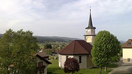 Le Brassus village church
