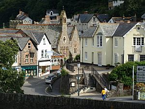 Lynmouth Church and village buildings - geograph.org.uk - 1456690.jpg