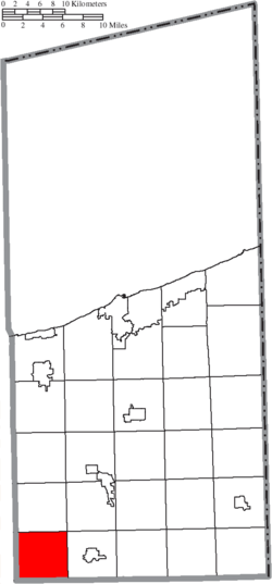 Location of Windsor Township in Ashtabula County