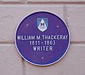 William Thackeray plaque, Lismore, Co. Waterford, Ireland