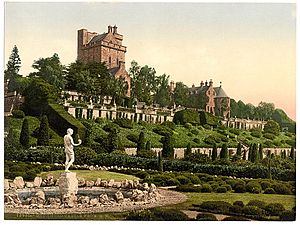 (Drummond Castle from S.W. (i.e., Southwest), Scotland) LOC 3450348048
