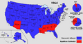 1964 Electoral Map