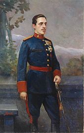 Alfonso XIII, con uniforme de capitán general de Artillería (Museo del Prado)