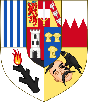 Arms of the house of Schwarzenberg (2nd Majorat branch)