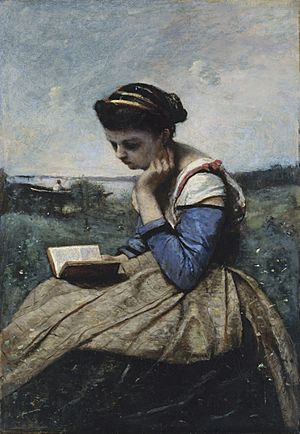 Camille Corot - A Woman Reading - The Metropolitan Museum of Art