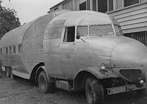 Caravan made from a converted DC-4, Kalinga, 1950