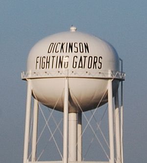 Dickinson,Texas water tower