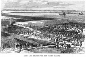 Diking and Draining the New Jersey Meadows - Scientific American - July 1868