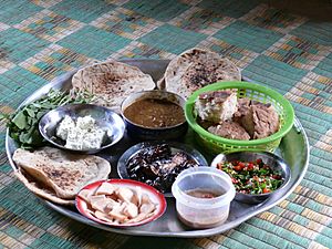 Frühstück in al-Qurna