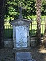 France, Bayonne, cimetière des gardes anglais, plaque visite king Edward, bataille 1814 12
