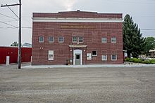 Golden Valley County Courthouse in Ryegate, Montana