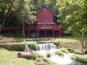 Hodgson Mill on Bryant Creek in NE Ozark County, Missouri