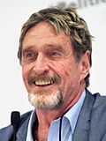 John McAfee by Gage Skidmore (cropped)