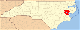 North Carolina Map Highlighting Beaufort County.PNG
