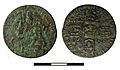 Post Medieval coin, Irish 'Gun money' crown (FindID 577447)