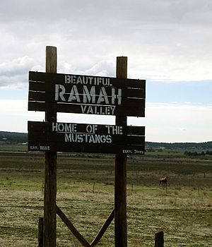 Ramah Welcome Sign