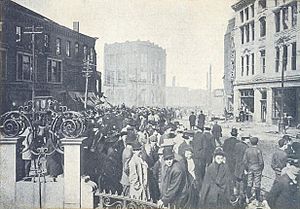 Square After Great Fire of 1908, Chelsea, MA